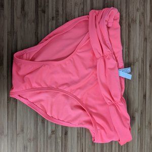 NWT La Vie En Rose Bright Pink Swim Bottoms
